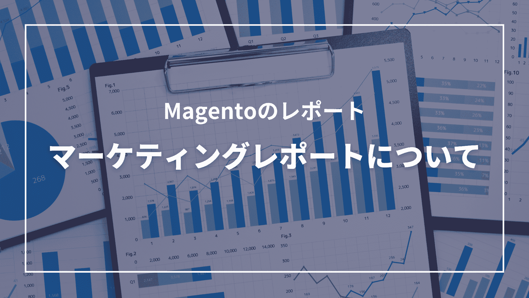 Magentoのレポート：マーケティングレポートについて（タイトル）